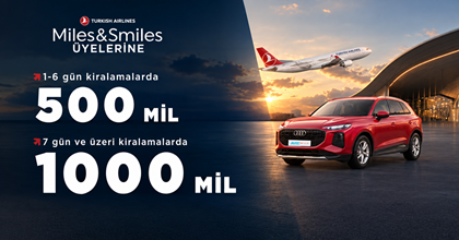 Aracınızı AVEC'ten Kiralayın, Hem İndirim Hem Mil Kazanın.